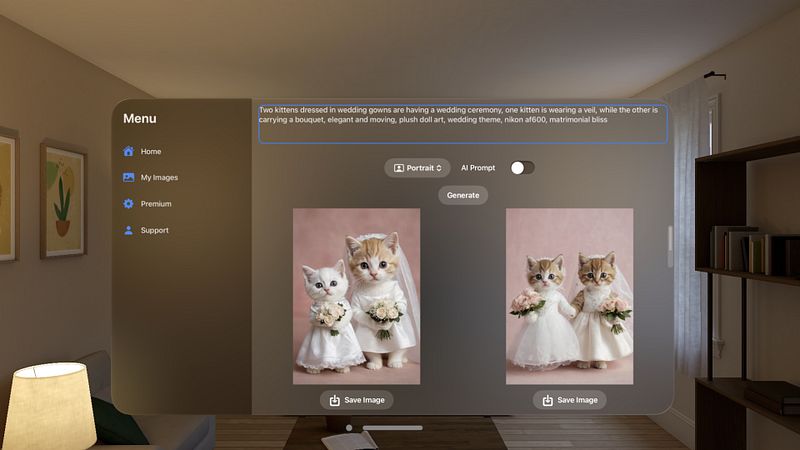 Screenshot of ImageGen AI Photo Generator