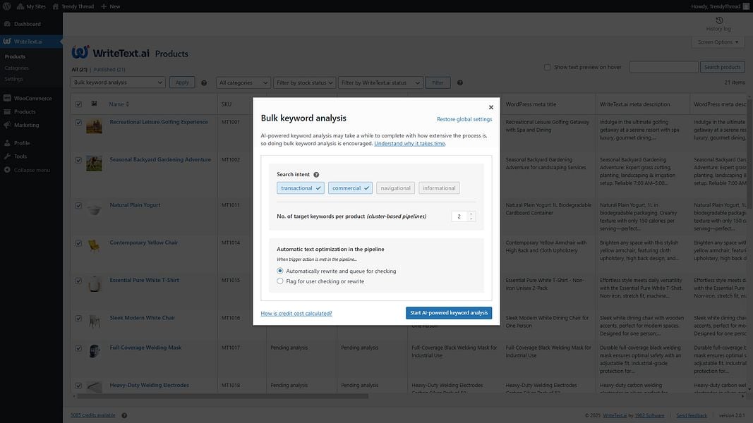 WriteText.ai for WooCommerce