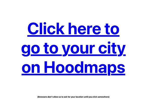 Screenshot of a map application showing user location and a prompt to allow access to location data, set in a night mode map interface.