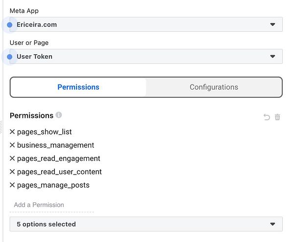Screenshot of a Facebook Business Suite interface showing settings to create a Facebook page with options to add photos and page types.