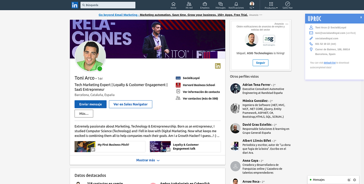 UProc for LinkedIn