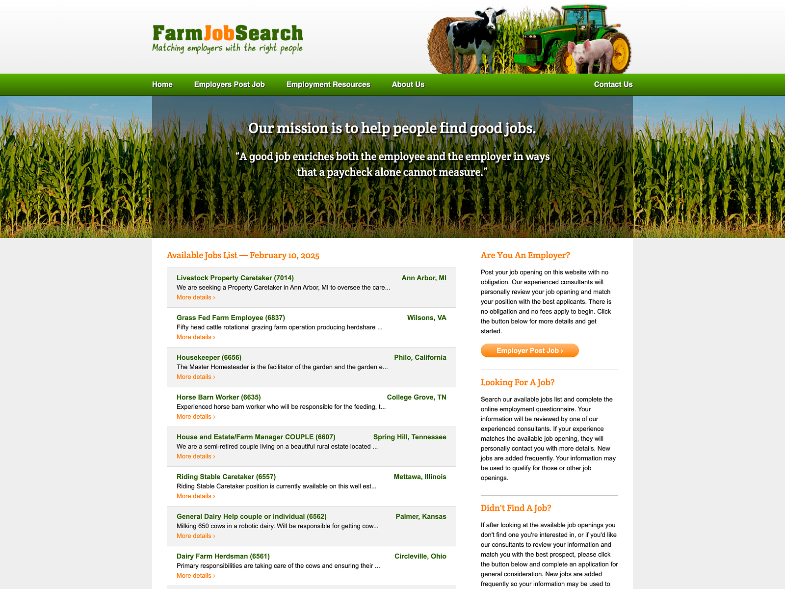 Farm Job Search - Job Board Review – Startup Jobs