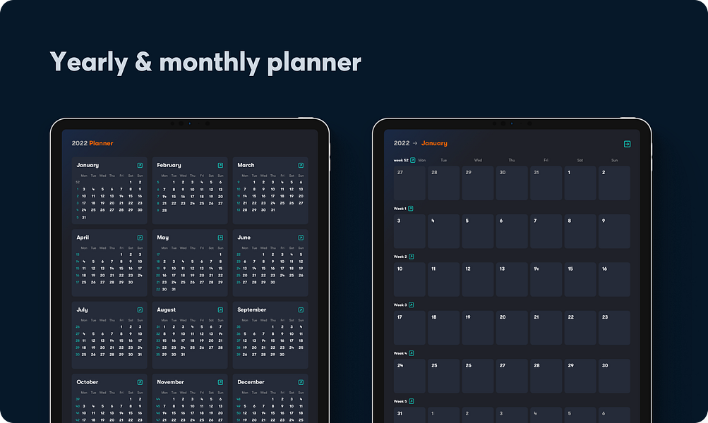 2022 GoodNotes Planner