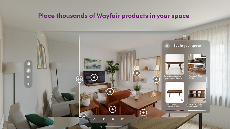 Screenshot of Wayfair Decorify