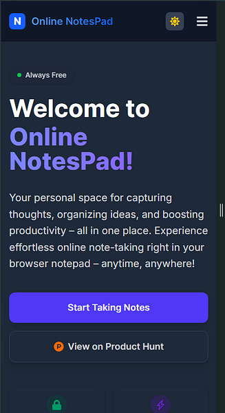 Online NotesPad