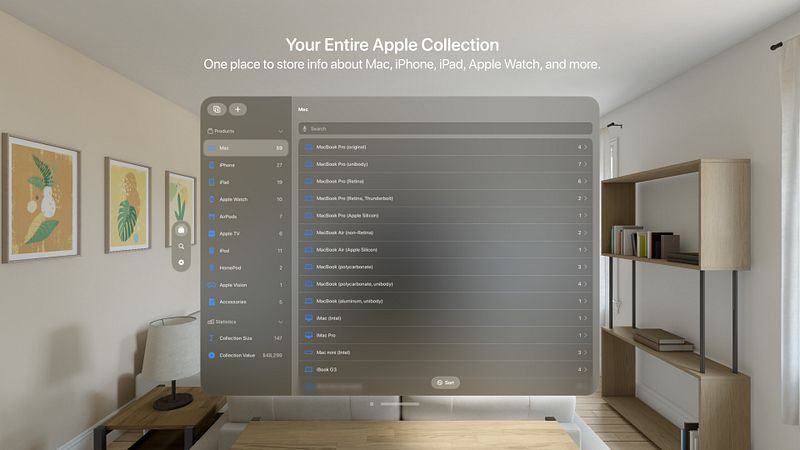 Screenshot of Fruitstand: Device Collection