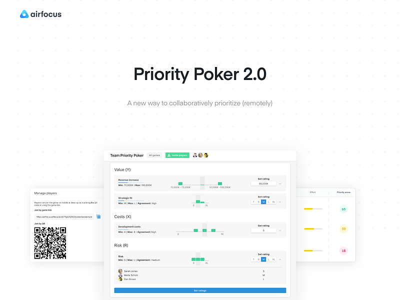 airfocus Priority Poker