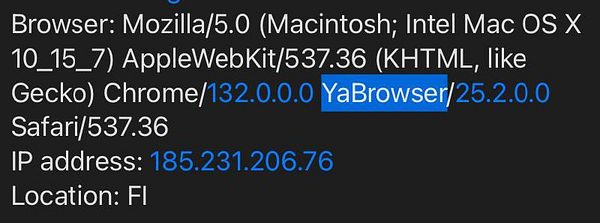 The image displays a technical screenshot showing browser and system information.