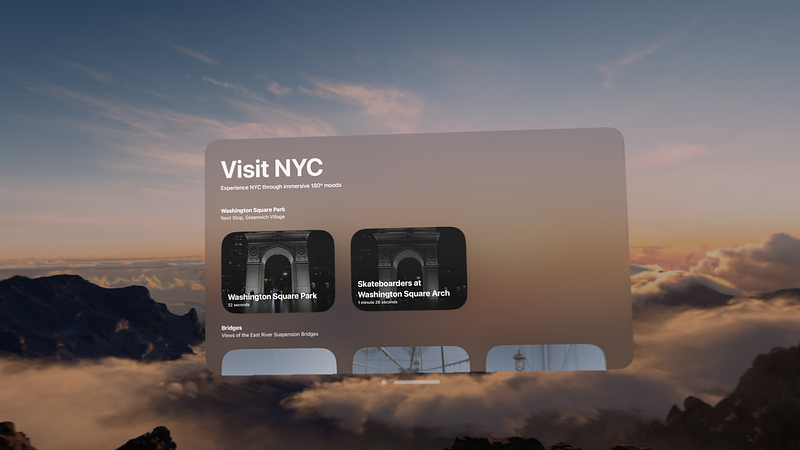 Screenshot of Visit NYC