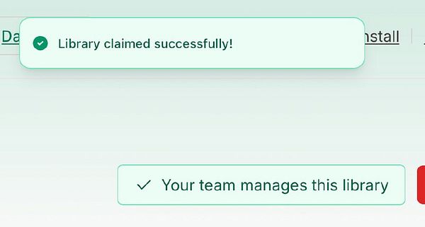 Screenshot of the Context7 app displaying a dashboard with a notification about claimable rewards.