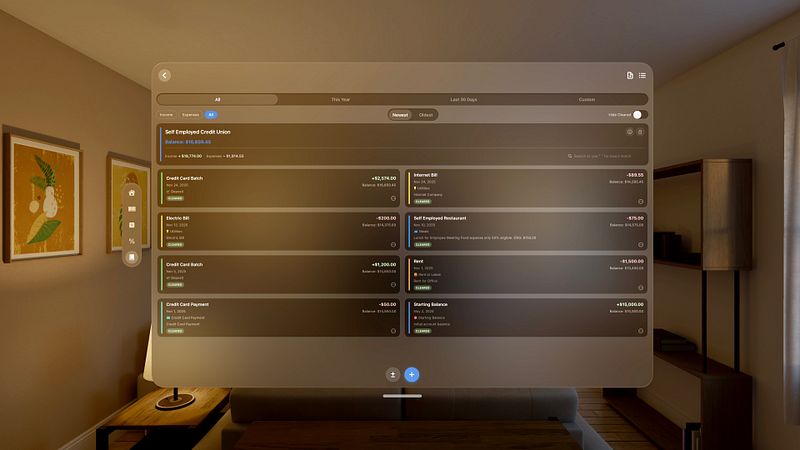 Screenshot of Self Employed: Income & Tax