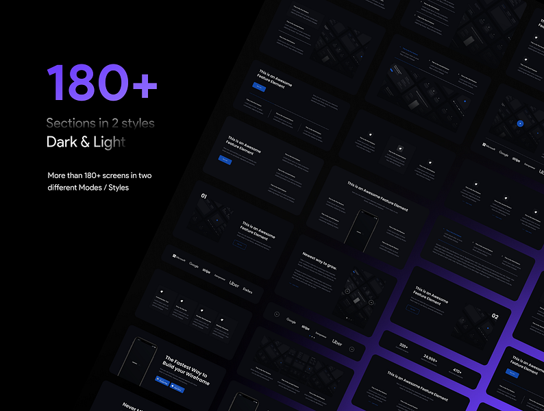 Uranus v1.3 - Wireframe Kit