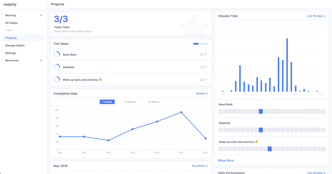 Habitify for Web