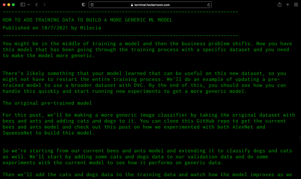 Terminal Reader
