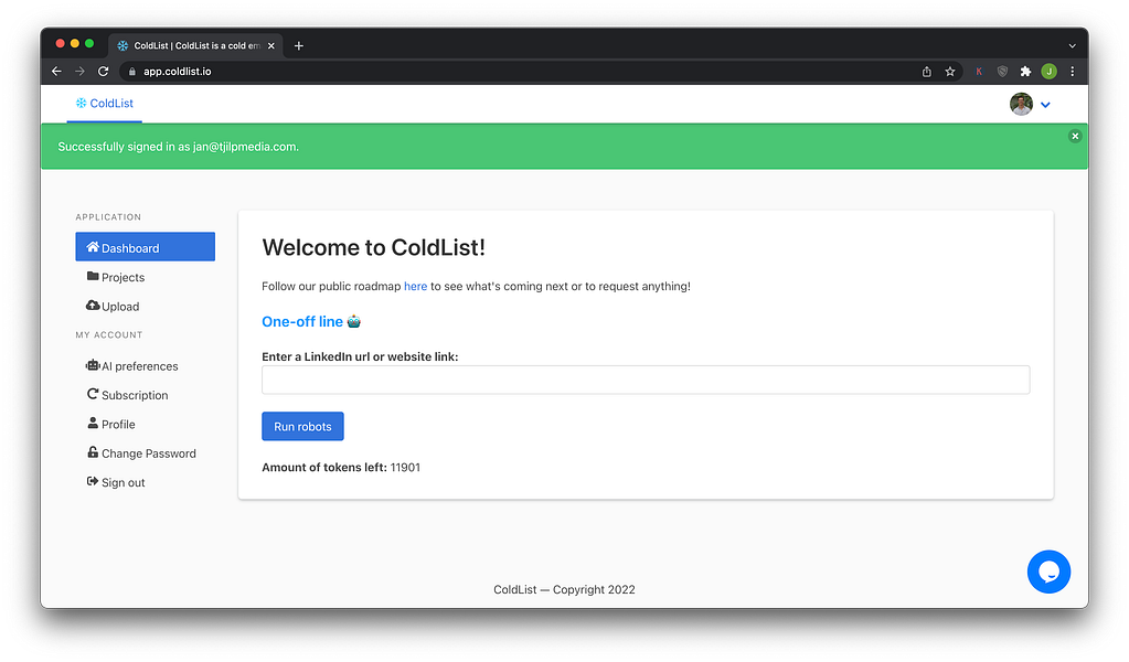 ColdList
