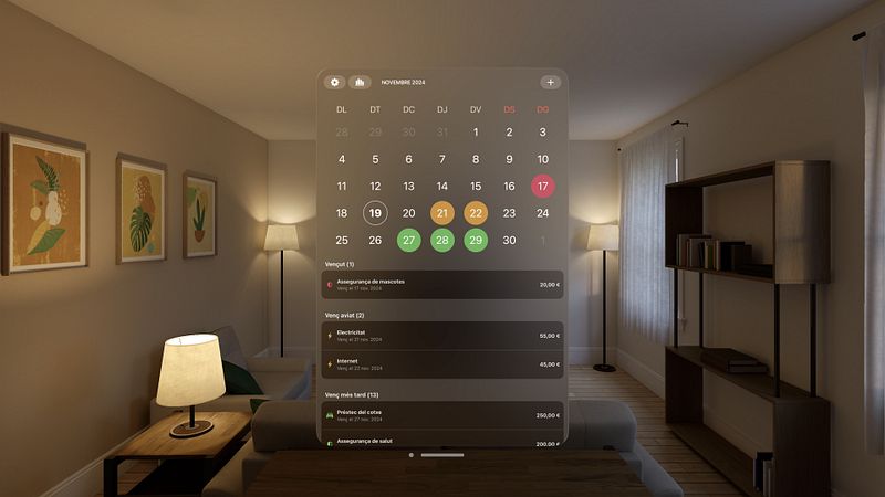 Screenshot of Bill Organizer + Reminders