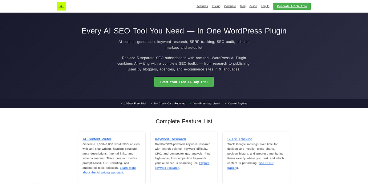 WordPress AI Plugin