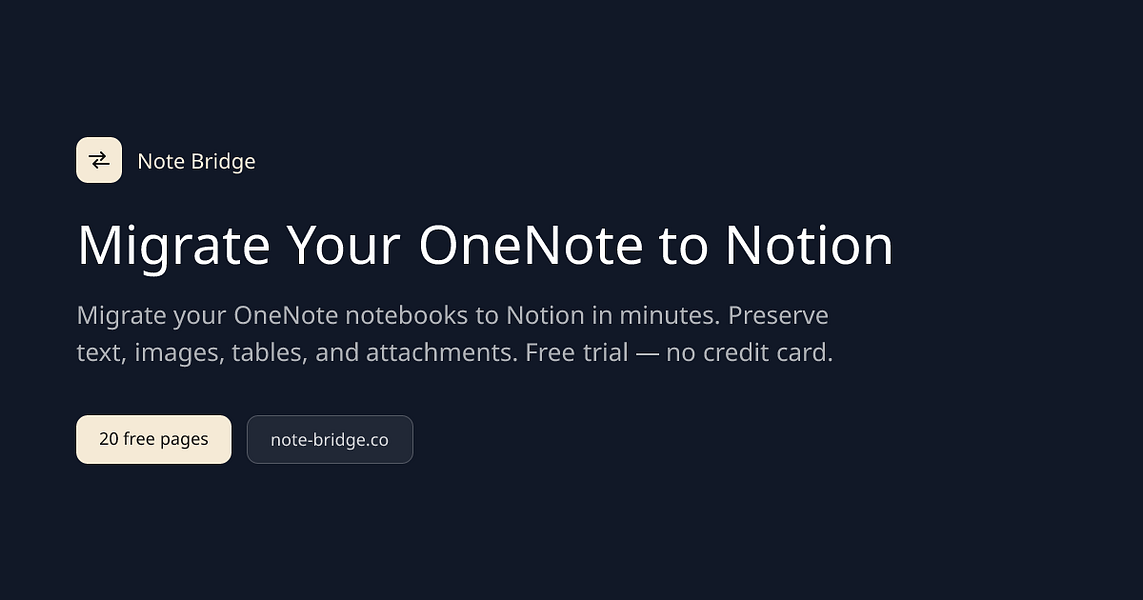 Note Bridge