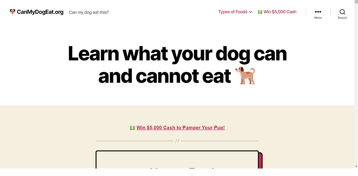 CanMyDogEat