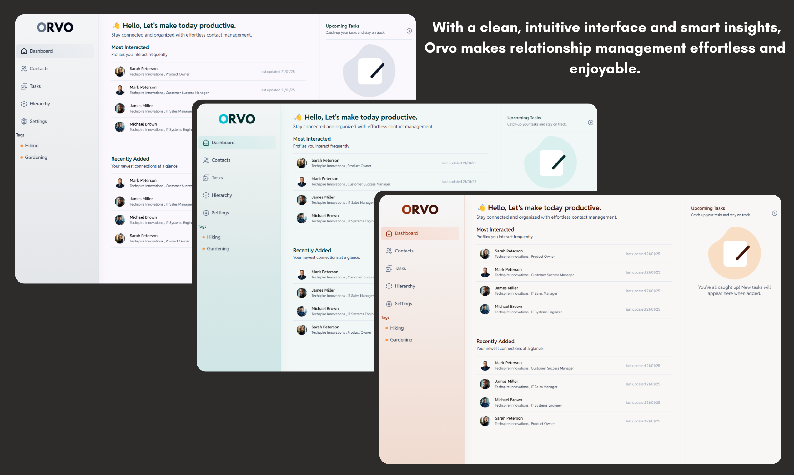 Orvo: Your Network, Organized. | BetaList