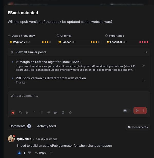 Screenshot of a text editor showing a Python script that exports book content to ePub format, with line numbers and code for media export, filepath handling, and task retries.