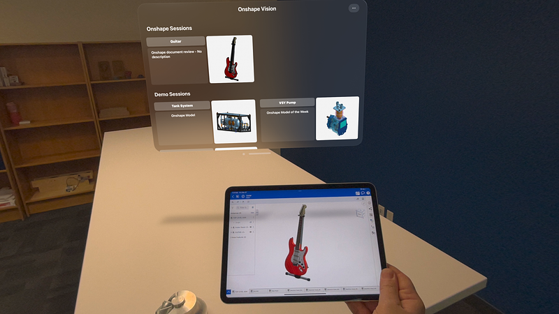 Screenshot of Onshape Vision