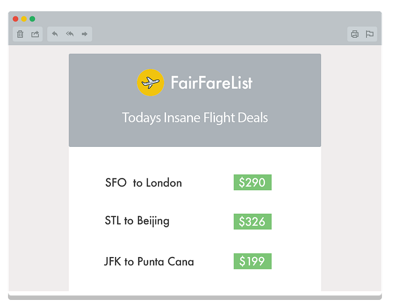Fair Fare List