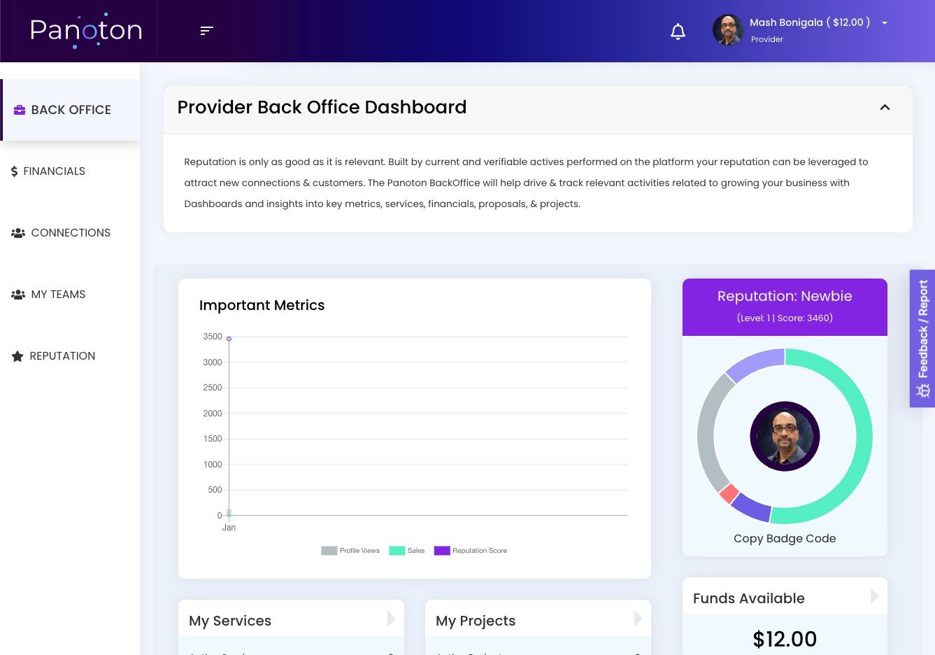 Panoton: We provide startup entrepreneurs with a way to