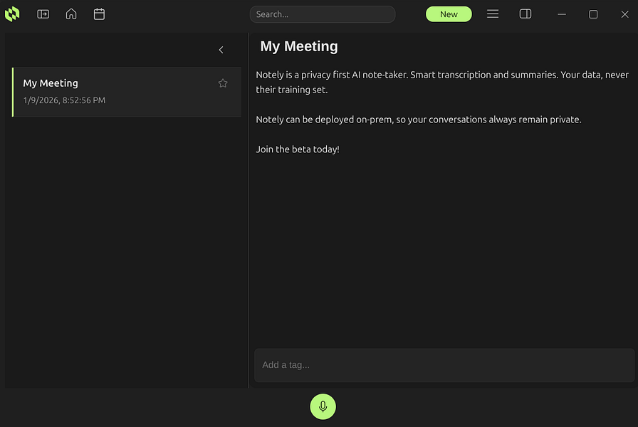 Notely: AI-powered note-taking, built for privacy | BetaList