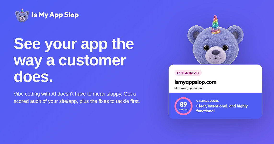 Is My App Slop