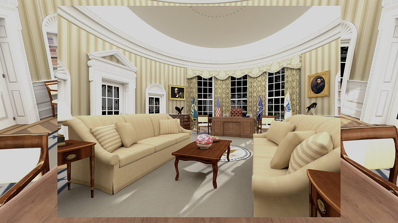 Screenshot of Oval Office