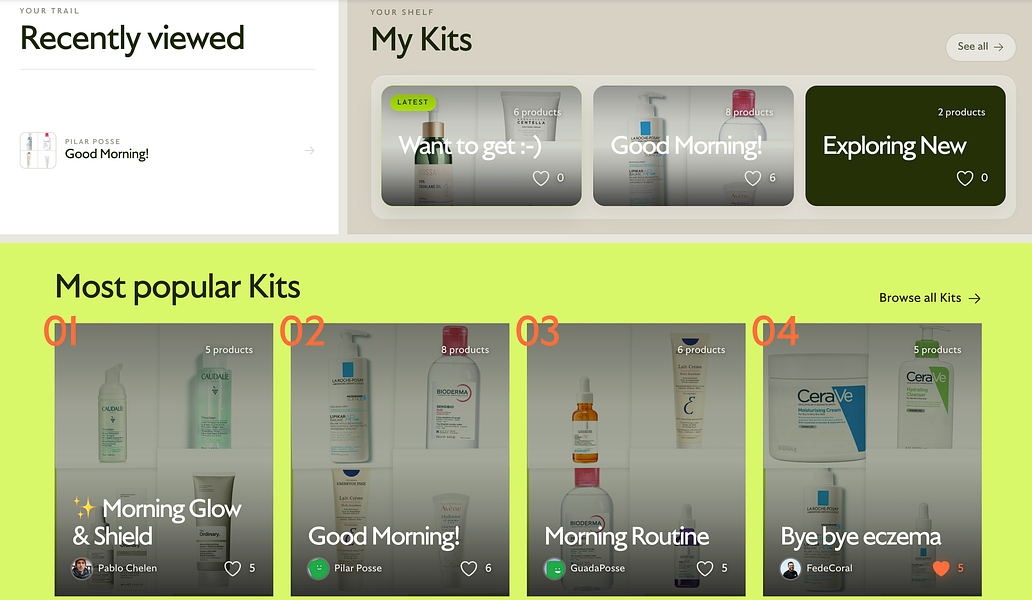 Kit.Club – Skincare platform using structured data, AI, and community guidance visual 4