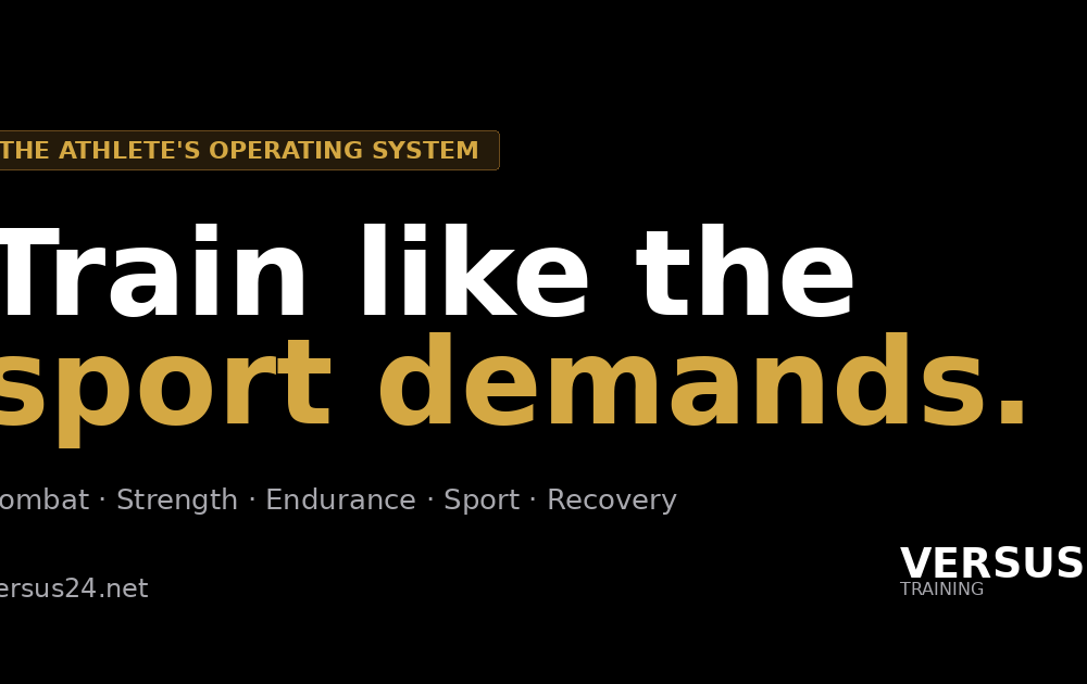 Versus Training – Train across modalities with readiness, programming, and AI coaching