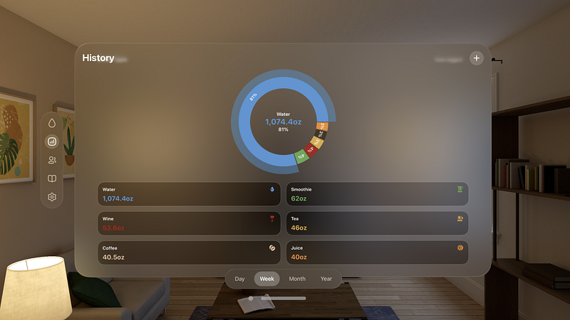 Screenshot of Water Tracker WaterMinder®