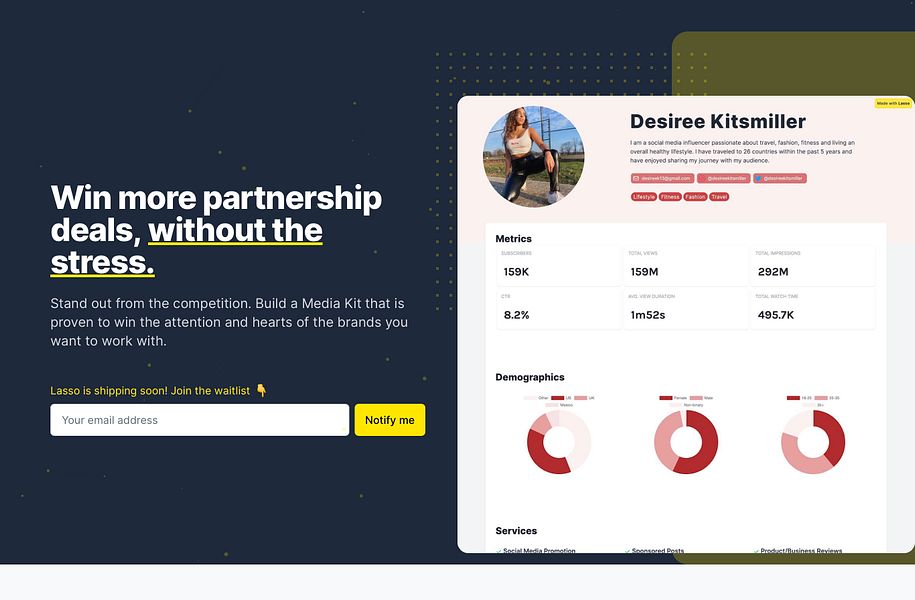 Lasso Media Kit