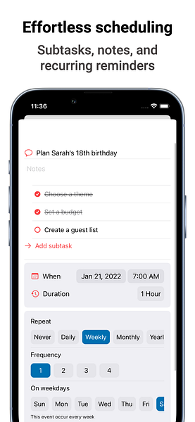 TaskFox - Daily Schedule