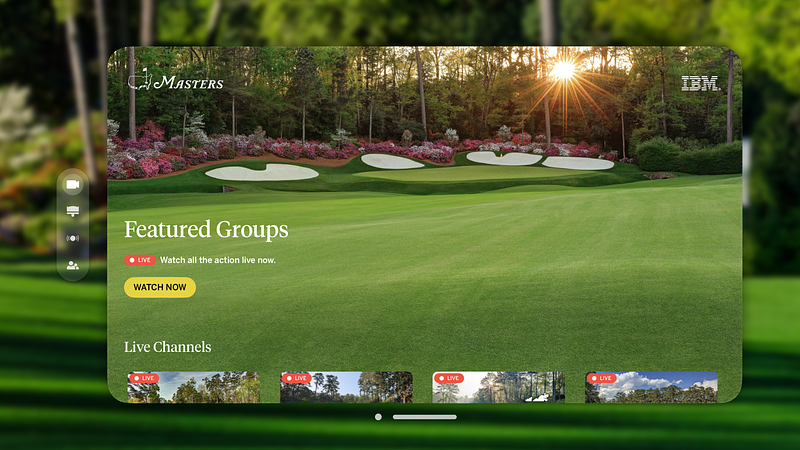 Screenshot of The Masters Tournament