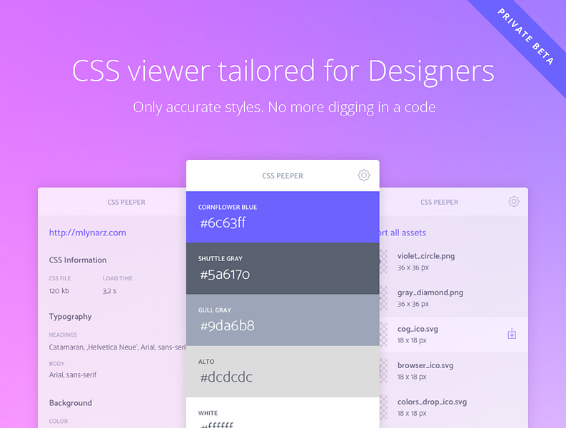 CSS Peeper