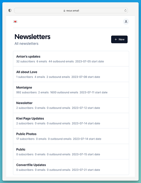 Recur Email