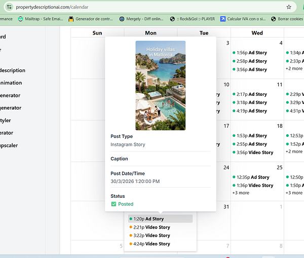 A Mediterranean villa with a swimming pool and outdoor seating under a vibrant sky at sunset.