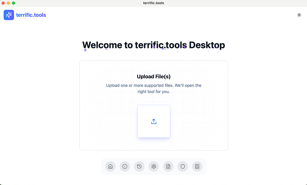 terrific.tools Desktop