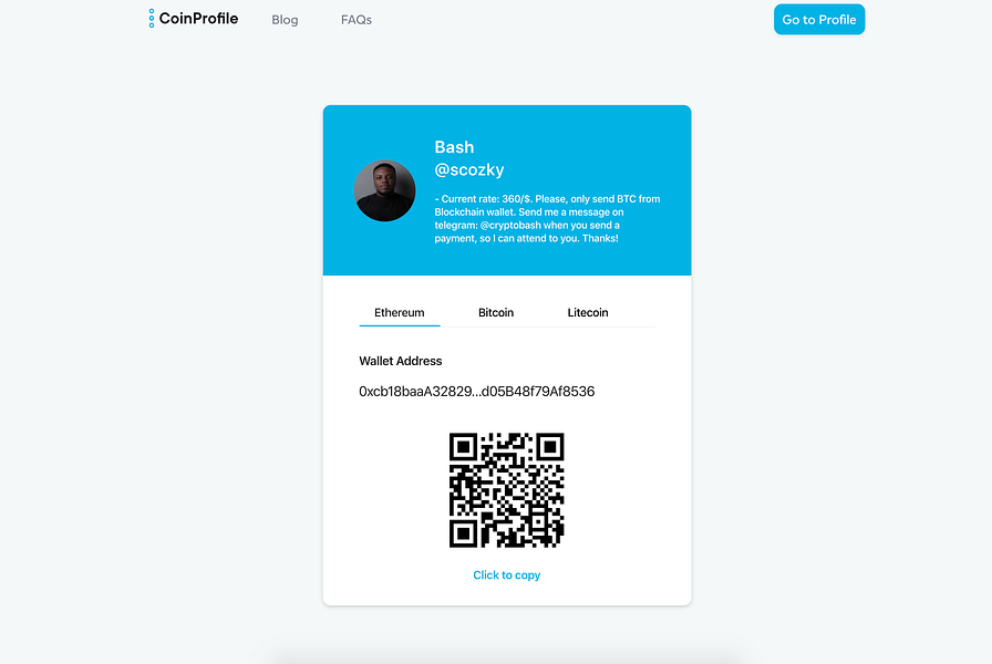 CoinProfile