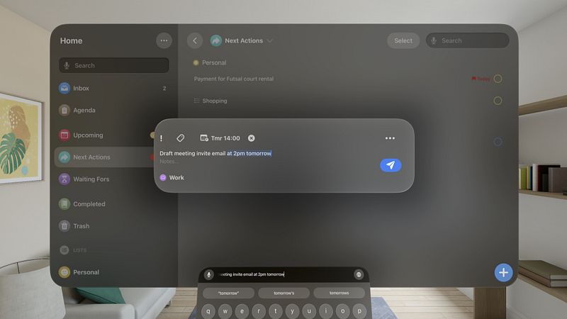 Screenshot of Yata for GTD: Todo & Calendar
