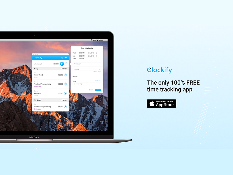 Clockify for Mac