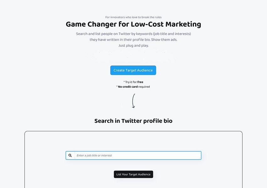 CreateTargetAudience