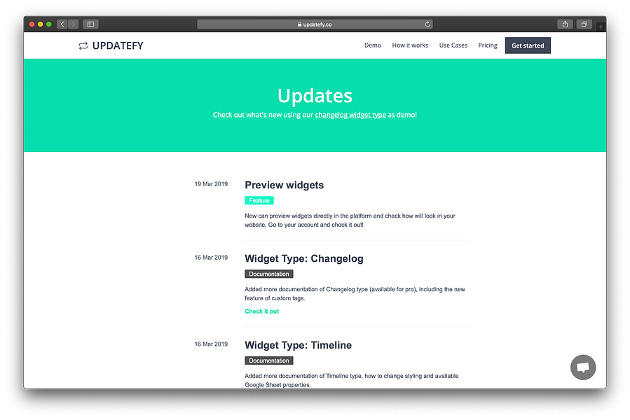 Updatefy