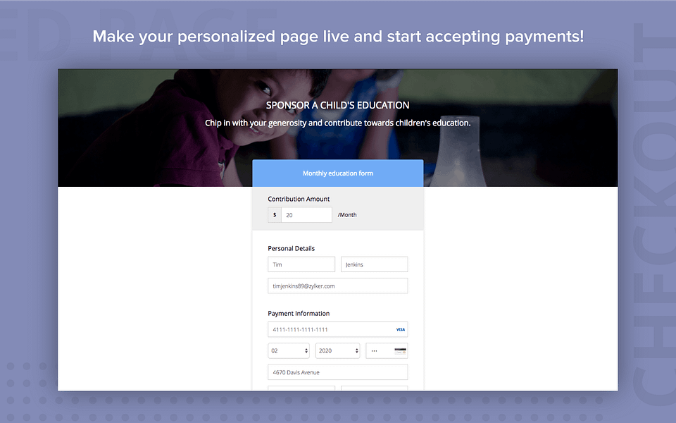 Zoho Checkout