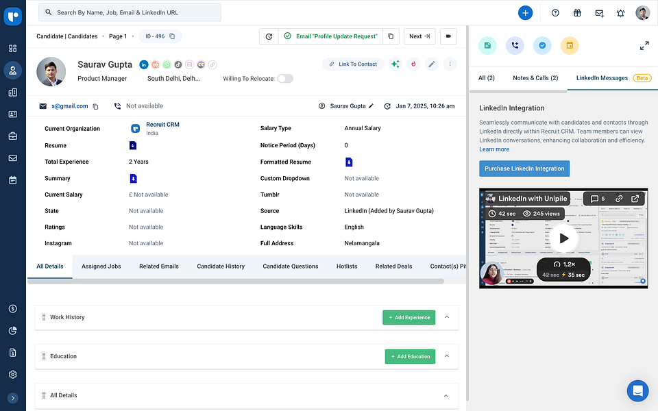 Recruit CRM