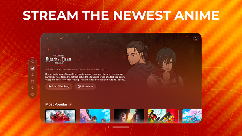 Screenshot of Crunchyroll