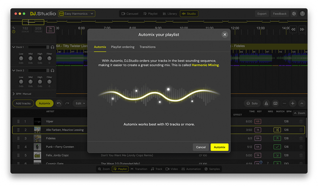 DJ.Studio DJ mixing in your laptop BetaList